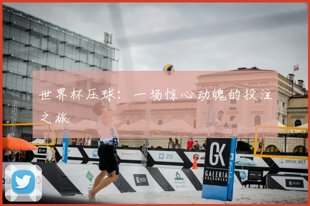 世界杯压球:一场惊心动魄的投注之旅